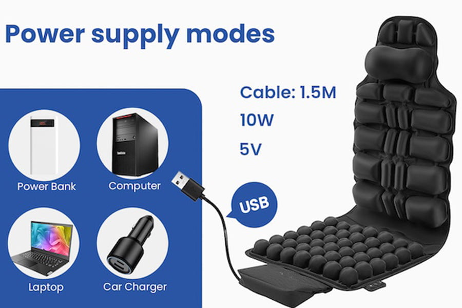 BATU: Airbag Massage Cushion for Chairs