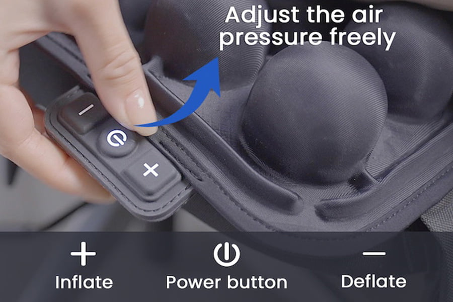 BATU: Airbag Massage Cushion for Chairs