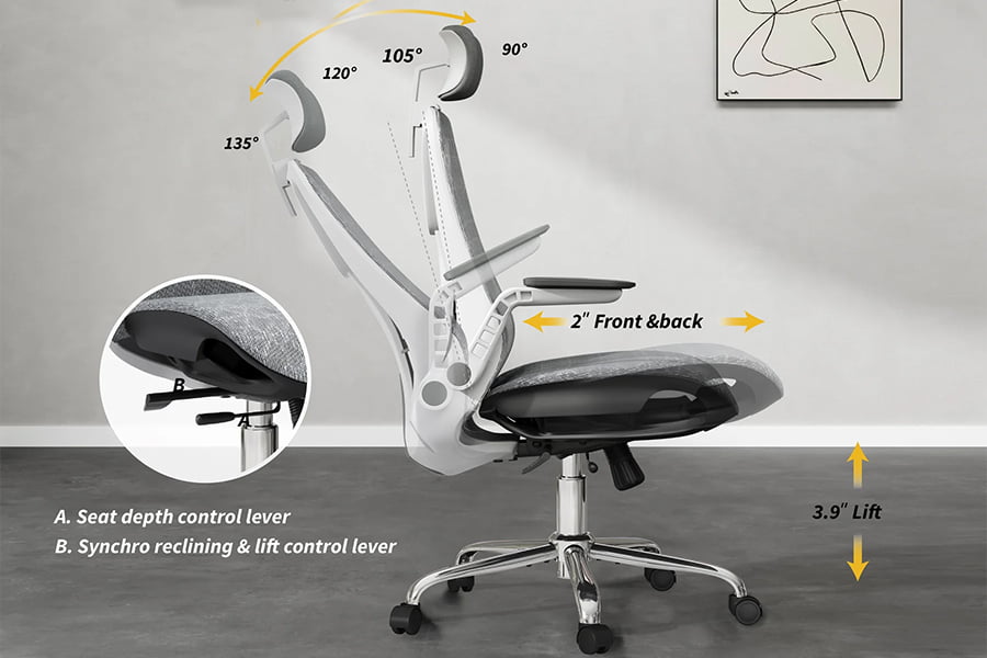 Logicfox Ergonomic Office Chair